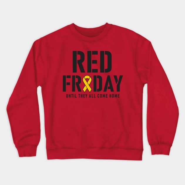 Red Friday Crewneck Sweatshirt by Etopix